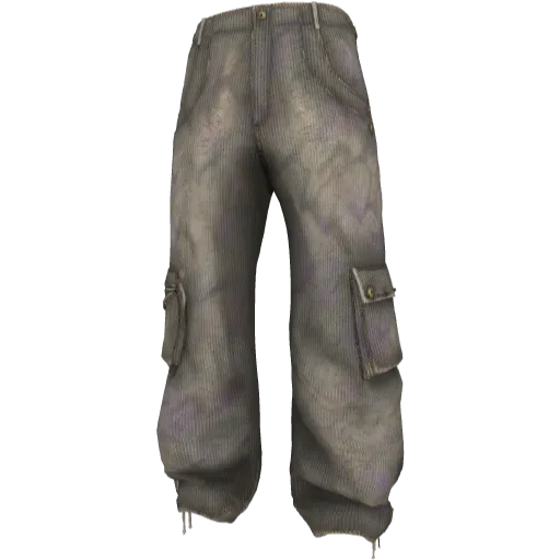 Серые полосатые штаны