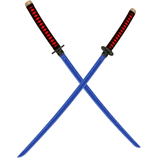 Катаны синие