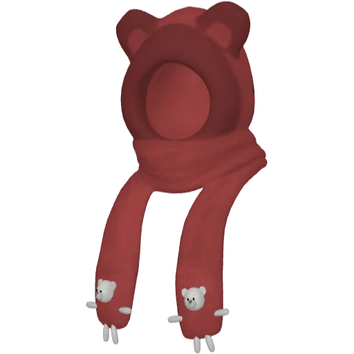 Красная маска медведя