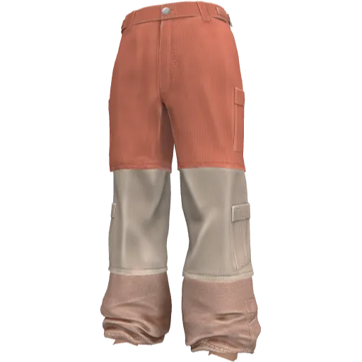 Модульные светло-красные штаны