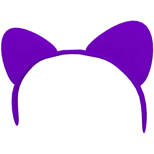 Фиолетовый кошачий ободок