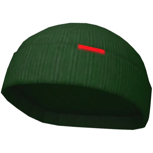 Зеленое бини