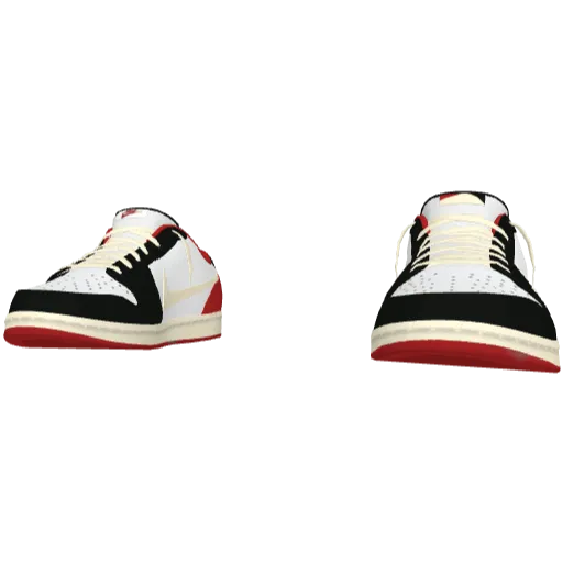 Бело-красные кроссовки Nice Reverse Swoosh