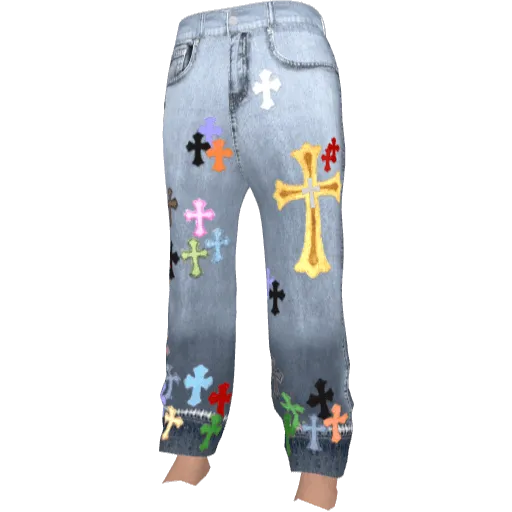 Темно-синие джинсы Chrome Eyes