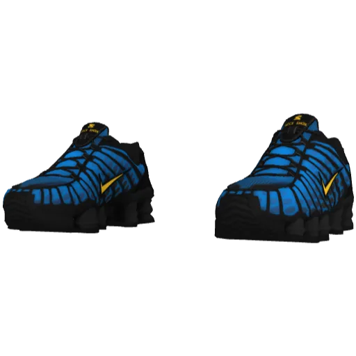 Синие кроссовки Nice Shoks