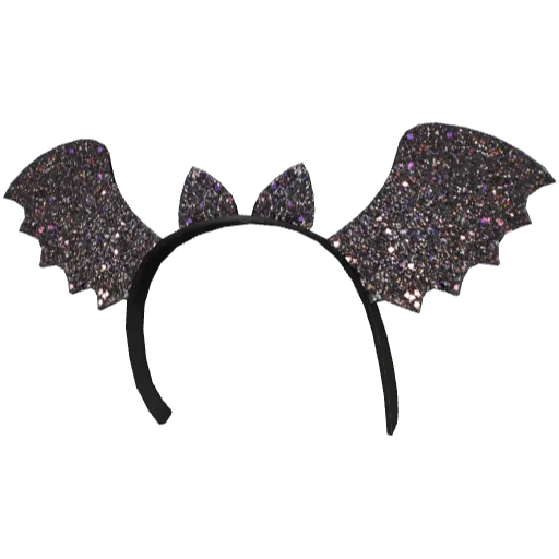 Рожки летучая мышь чёрные