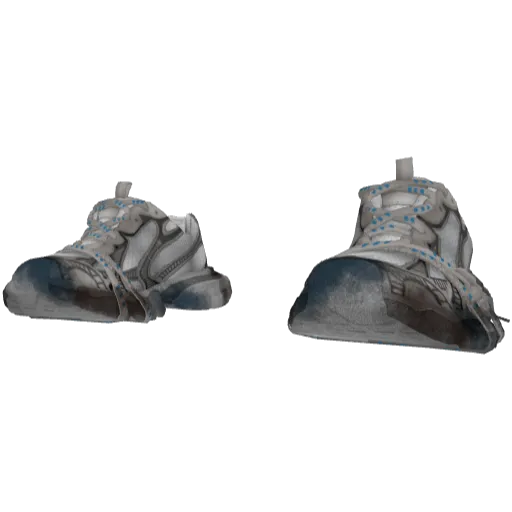 Серо-белые кроссовки Balemciaga