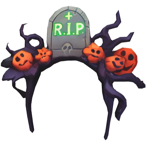 Ободок R.I.P с тыквами (Luminoforo)