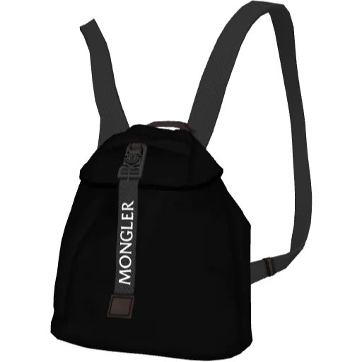 Черный рюкзак Mongler
