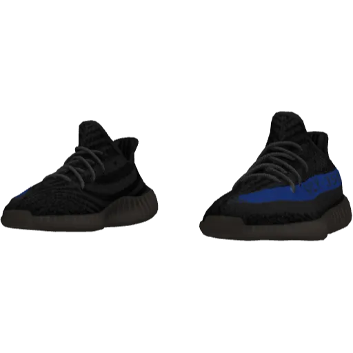 Черно-синие кроссовки Adibas Ez Boost 350