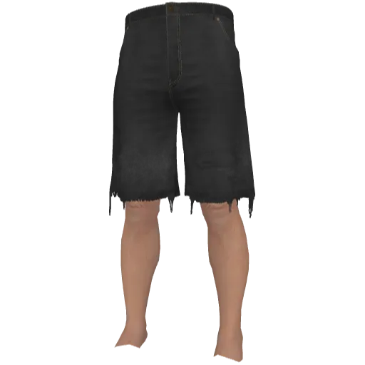 Черные джинсовые шорты