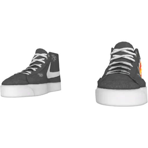 Серые кеды Nice Blazer (Luminoforo)