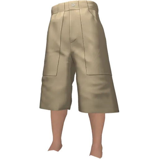 Длинные классиечские шорты бежевые
