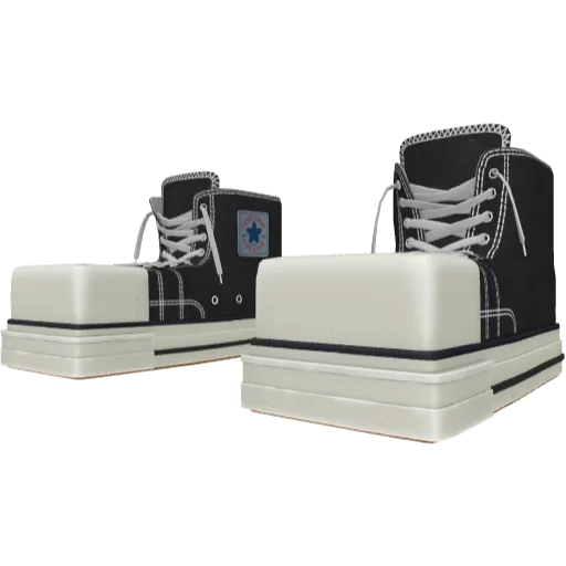 Чёрные кеды CONVEVSE Cubversion