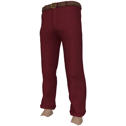 Красные строгие штаны