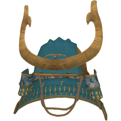 Синий кабуто Самурая