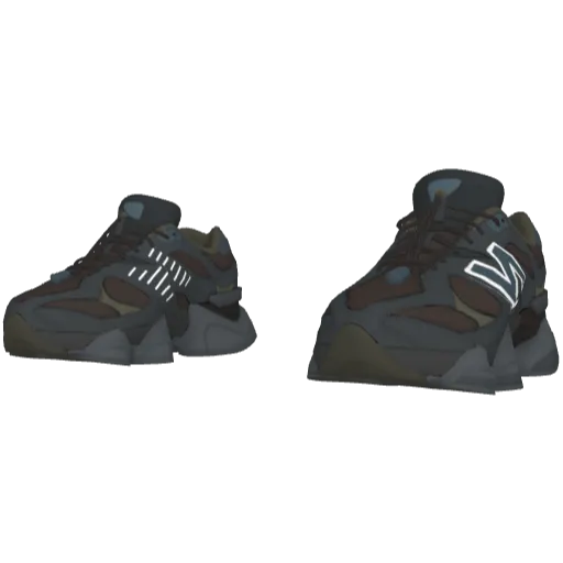 Серые кроссовки NB