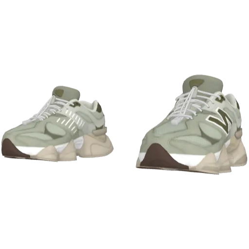 Светло-зеленые кроссовки NB