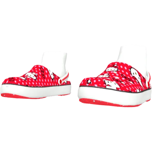 Красные китти CROCO