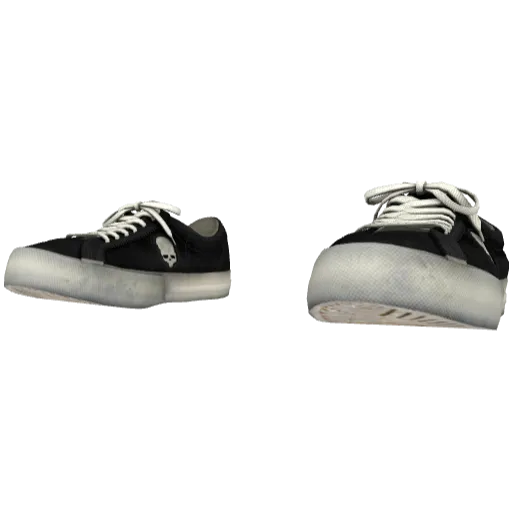 Черные с белым кеды 9ine