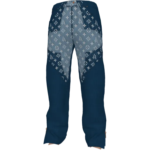 Синие штаны LA