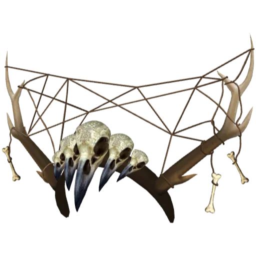 Светло-коричневые рога ведьмы