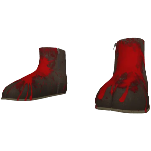 Коричневые с пятнами крови