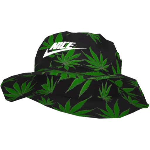 Черно-зеленая панама Collection