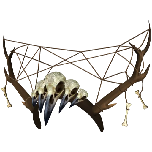 Светло-коричневые рога ведьмы