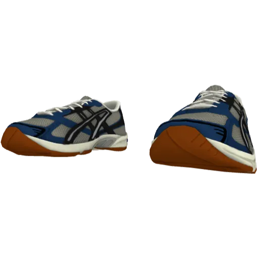 Сине-черные кроссовки Asic