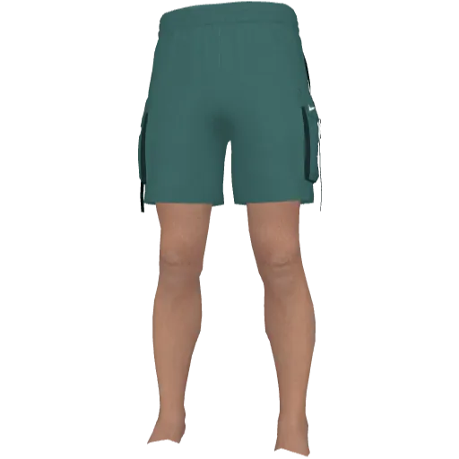 Бирюзовые шорты с ремнем Nice