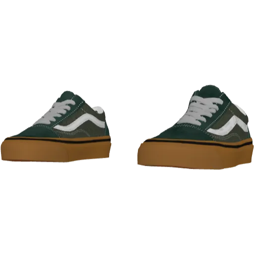 Зеленые кеды Waves