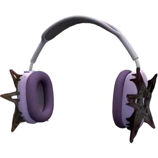 Сиреневые наушники Appia Pro Max со звездой