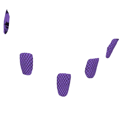 Фиолетовые накладные ногти