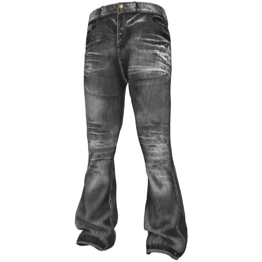 Темно-серые джинсы клеш