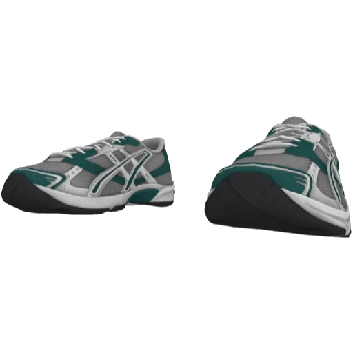 Зеленые кроссовки Asic