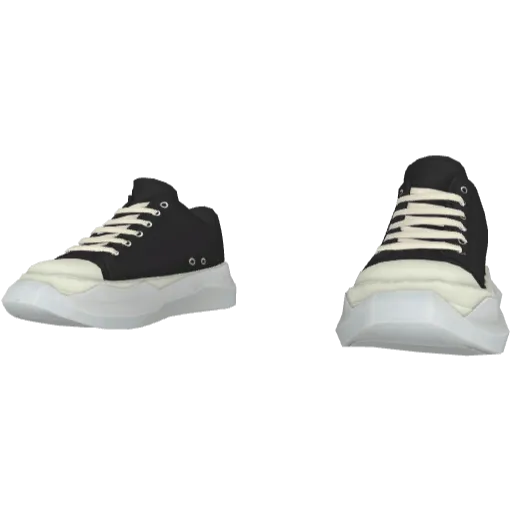 Черные кеды Rick Onens Abstract