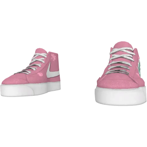 Розовые кеды Nice Blazer (Luminoforo)