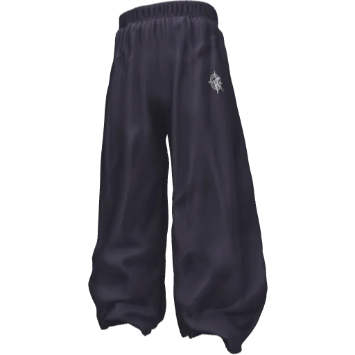 Фиолетовые широкие спортивные штаны