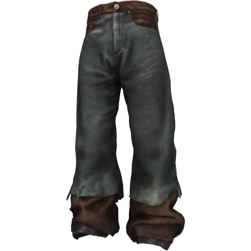 Коричнево-серые дизайнерские джинсы