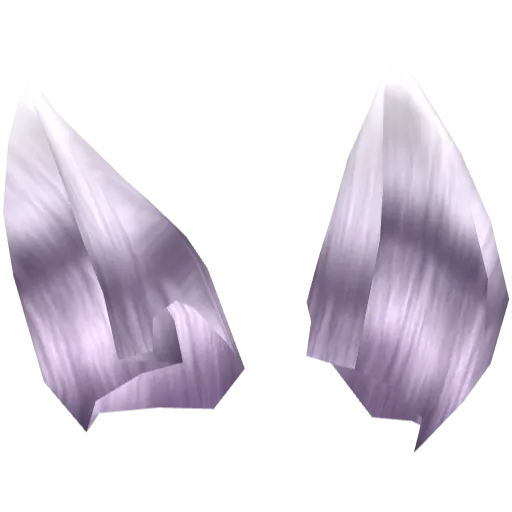 Светло-фиолетовые ушки кота