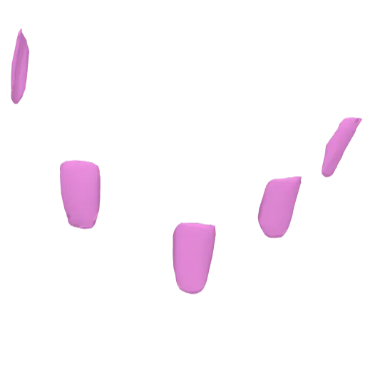 Нежно-розовые накладные ногти