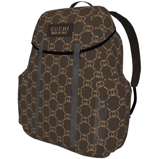 Коричневый рюкзак Guchi