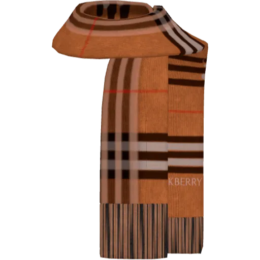 Коричневый шарф Blackberry