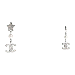 Серебряные серьги Chanel