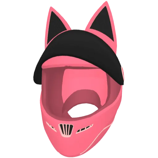 Розовый с белым шлем открытый (Luminoforo)