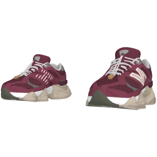 Бордовые кроссовки NB