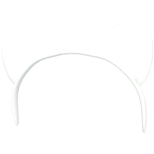 Белый кошачий ободок