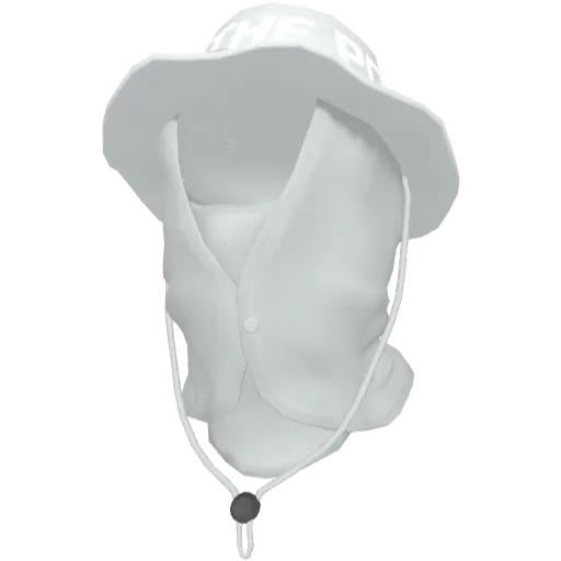 Белая панама FTP с маской