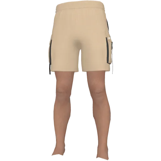 Бежевые шорты с ремнем Nice